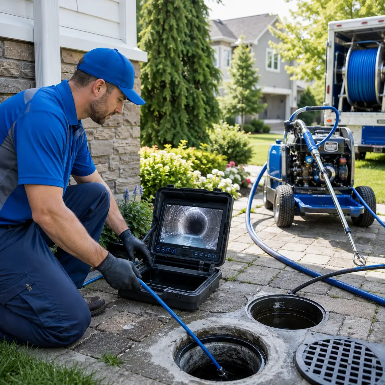 Outdoor drain cleaning professionals serving Breesport, NY