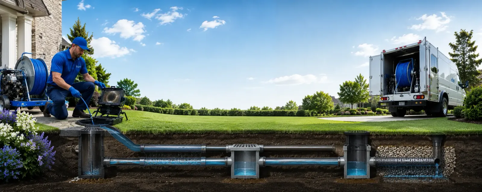 Outdoor drain cleaning information for Breesport, NY